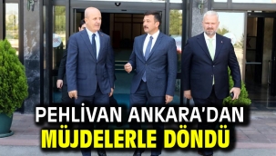 Pehlivan Ankara'dan Müjdelerle Döndü