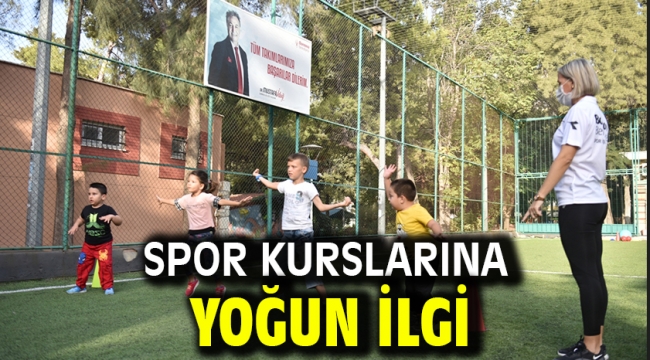 Spor kurslarına yoğun ilgi