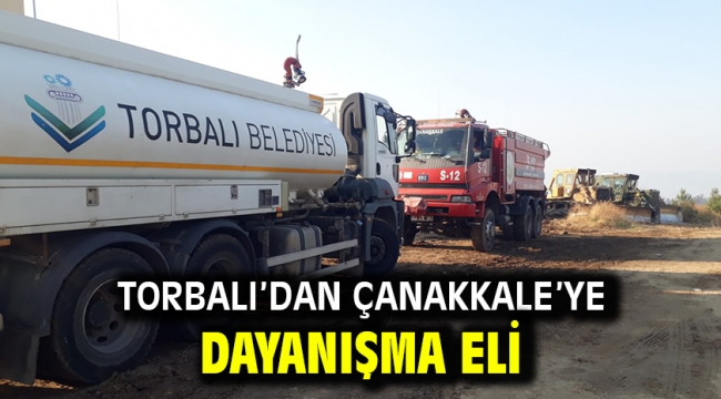 Torbalı'dan Çanakkale'ye dayanışma eli