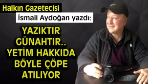 Yazıktır Günahtır.. Yetim Hakkıda böyle Çöpe atılıyor