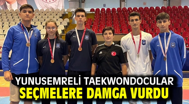 Yunusemreli Taekwondocular seçmelere damga vurdu