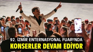 92. İzmir Enternasyonal Fuarı'nda konserler devam ediyor