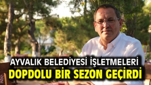 Ayvalık Belediyesi İşletmeleri Dopdolu Bir Sezon Geçirdi