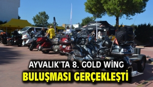 Ayvalık'ta 8. Gold Wing Buluşması Gerçekleşti
