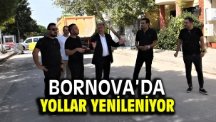 Başkan İduğ, yol çalışmalarını inceledi