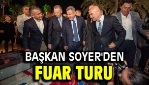 Başkan Soyer'den fuar turu