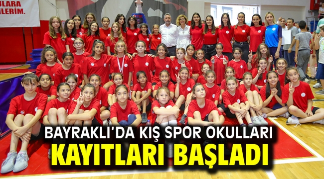 Bayraklı'da kış spor okulları kayıtları başladı