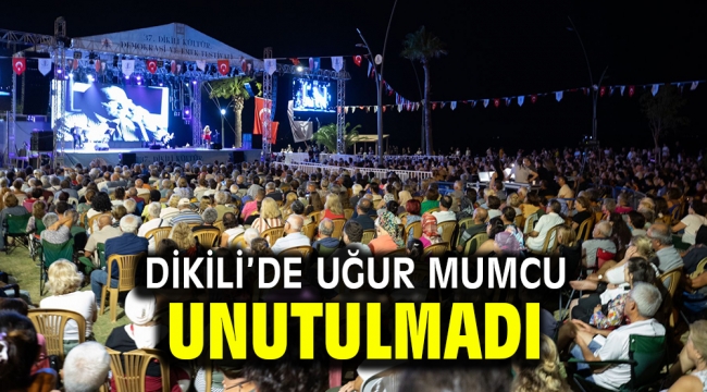 Dikili'de Uğur Mumcu Unutulmadı