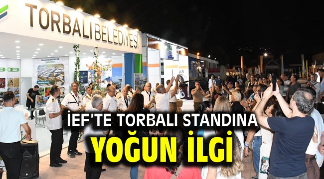 İEF'te Torbalı standına yoğun ilgi