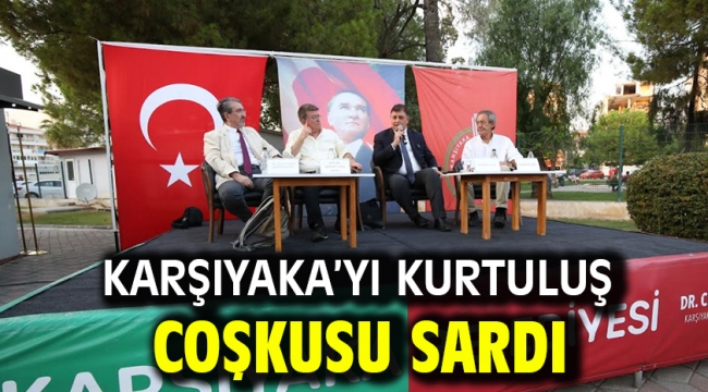 Karşıyaka'yı kurtuluş coşkusu sardı