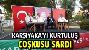 Karşıyaka'yı kurtuluş coşkusu sardı