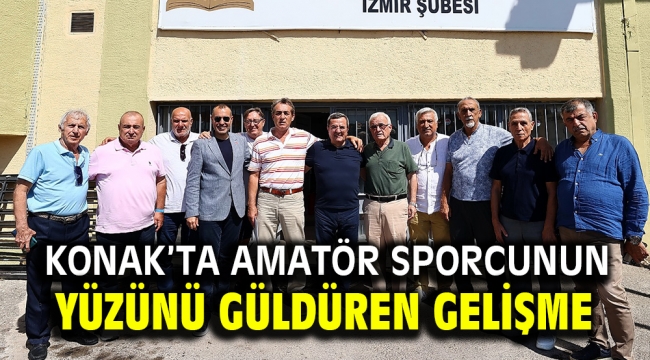 Konak'ta amatör sporcunun yüzünü güldüren gelişme