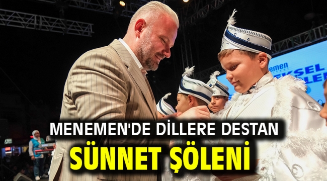 Menemen'de Dillere Destan Sünnet Şöleni