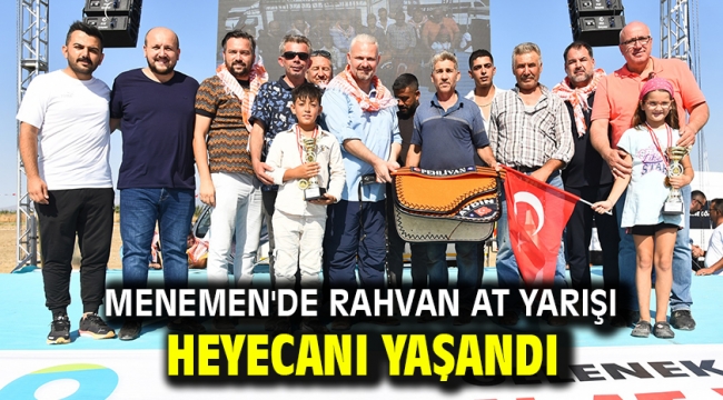 Menemen'de Rahvan At Yarışı Heyecanı Yaşandı