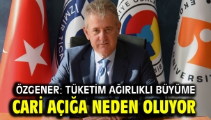Özgener: Tüketim ağırlıklı büyüme cari açığa neden oluyor