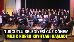 Turgutlu Belediyesi Güz Dönemi Müzik Kursu Kayıtları Başladı
