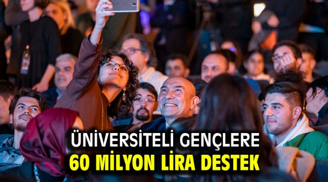 Üniversiteli gençlere 60 milyon lira destek