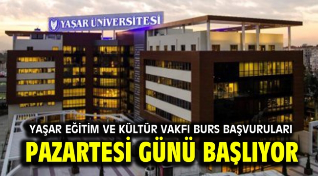 Yaşar Eğitim ve Kültür Vakfı burs başvuruları Pazartesi günü başlıyor