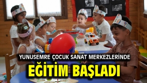 YUNUSEMRE ÇOCUK SANAT MERKEZLERİNDE EĞİTİM BAŞLADI