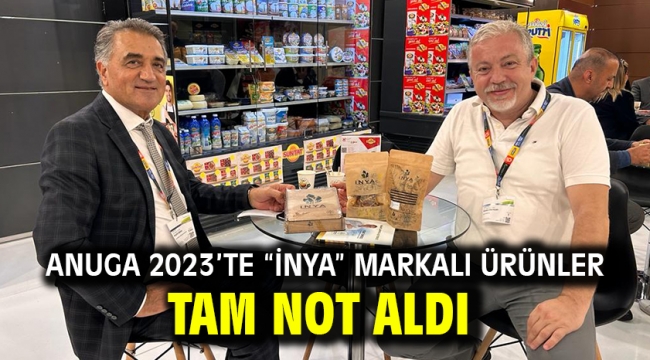 Anuga 2023'te "İNYA" markalı ürünler tam not aldı