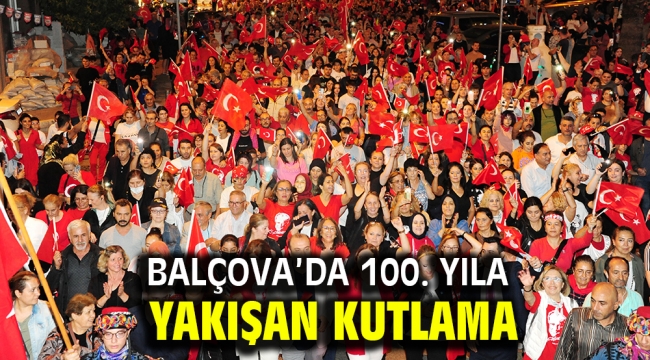 Balçova'da 100. yıla yakışan kutlama