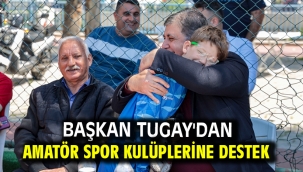  Başkan Tugay'dan amatör spor kulüplerine destek