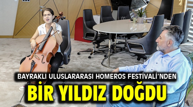 Bayraklı Uluslararası Homeros Festivali'nden bir yıldız doğdu