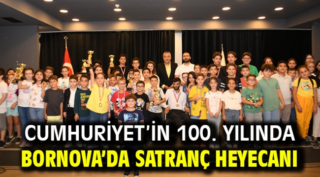 Cumhuriyet'in 100. Yılında Bornova'da satranç heyecanı