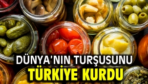 Dünya'nın turşusunu Türkiye kurdu