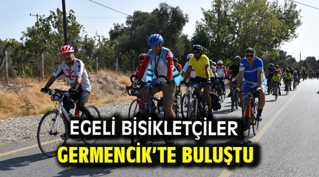 Egeli bisikletçiler Germencik'te buluştu