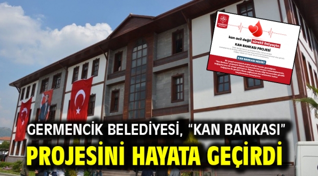 Germencik Belediyesi, "Kan Bankası" Projesini Hayata Geçirdi