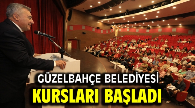 Güzelbahçe Belediyesi kursları başladı