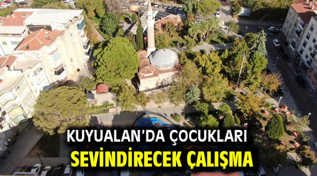 Kuyualan'da Çocukları Sevindirecek Çalışma