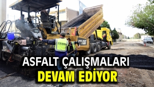 Asfalt çalışmaları devam ediyor