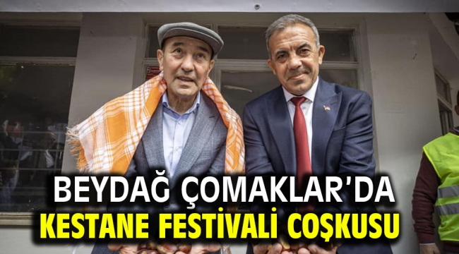 Beydağ Çomaklar'da kestane festivali coşkusu 