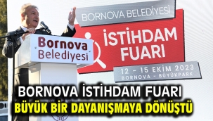 Bornova İstihdam Fuarı büyük bir dayanışmaya dönüştü