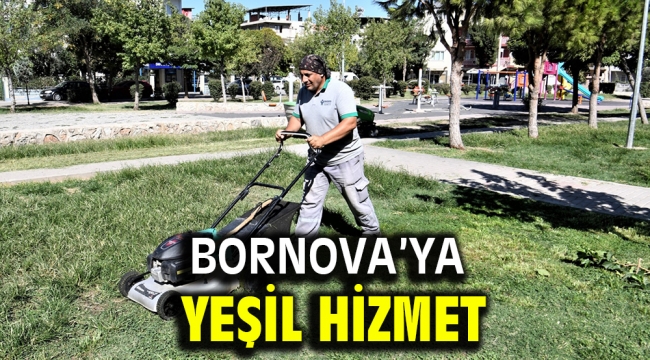 Bornova'ya yeşil hizmet