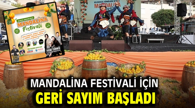 Mandalina Festivali İçin Geri Sayım Başladı