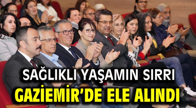 Sağlıklı yaşamın sırrı Gaziemir'de ele alındı