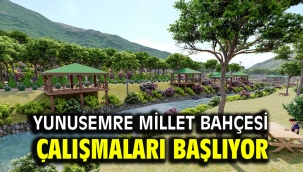 Yunusemre Millet Bahçesi Çalışmaları Başlıyor