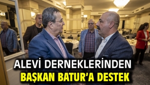 Alevi Derneklerinden Başkan Batur'a destek