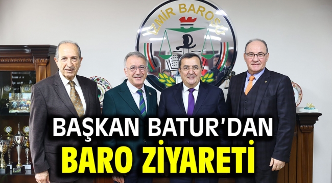 Başkan Batur'dan baro ziyareti