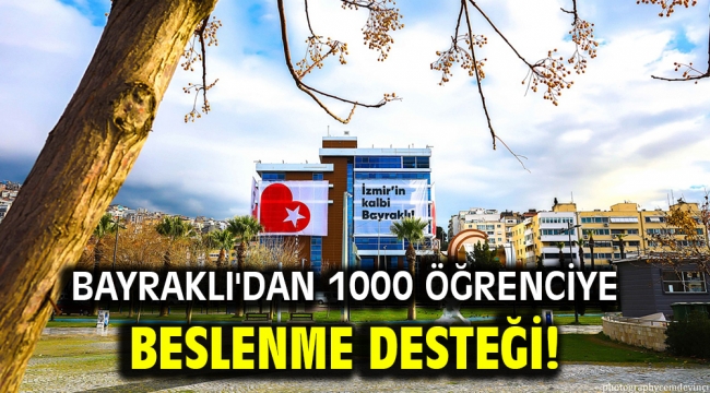 Bayraklı'dan 1000 öğrenciye beslenme desteği!