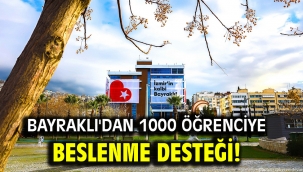 Bayraklı'dan 1000 öğrenciye beslenme desteği!