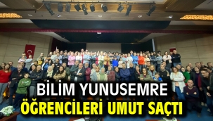 Bilim Yunusemre Öğrencileri Umut Saçtı