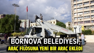 Bornova Belediyesi, araç filosuna yeni bir araç ekledi