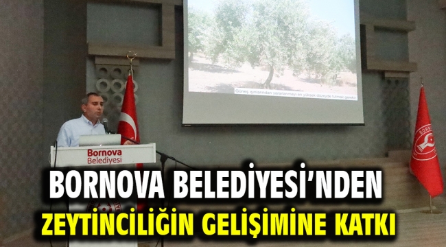 Bornova Belediyesi'nden zeytinciliğin gelişimine katkı