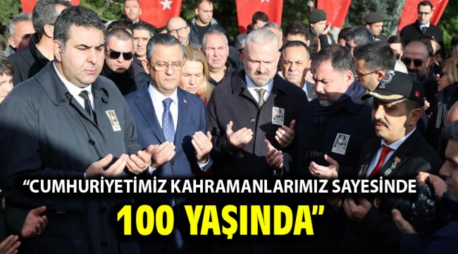 "Cumhuriyetimiz kahramanlarımız sayesinde 100 yaşında"