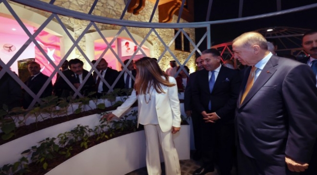 Erdoğan EXPO 2023'ü ziyaret etti!