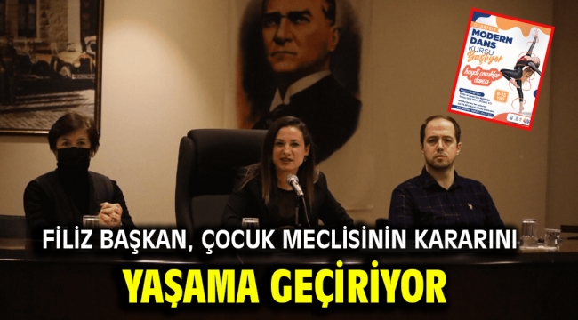 Filiz Başkan, çocuk meclisinin kararını yaşama geçiriyor